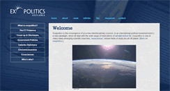 Desktop Screenshot of exopoliticssouthafrica.org